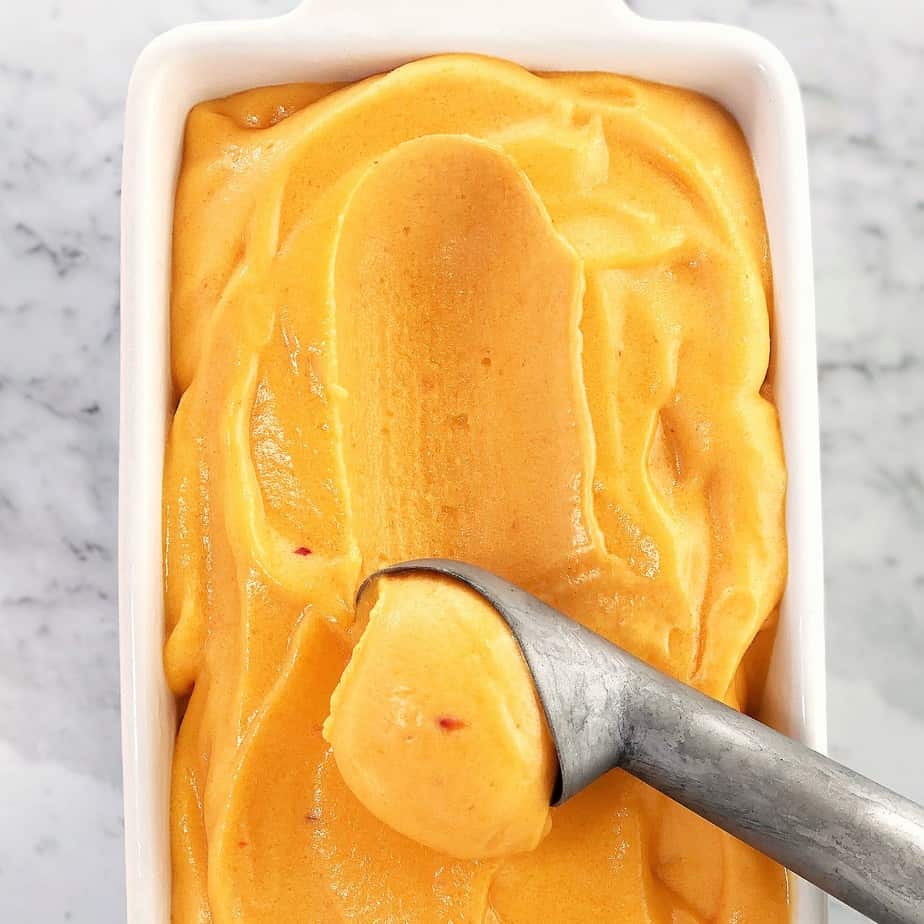 Easy Peach Sorbet: No Ice Cream Maker, Just a Blender